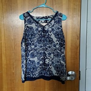 Charming Charlie blue Tank Top